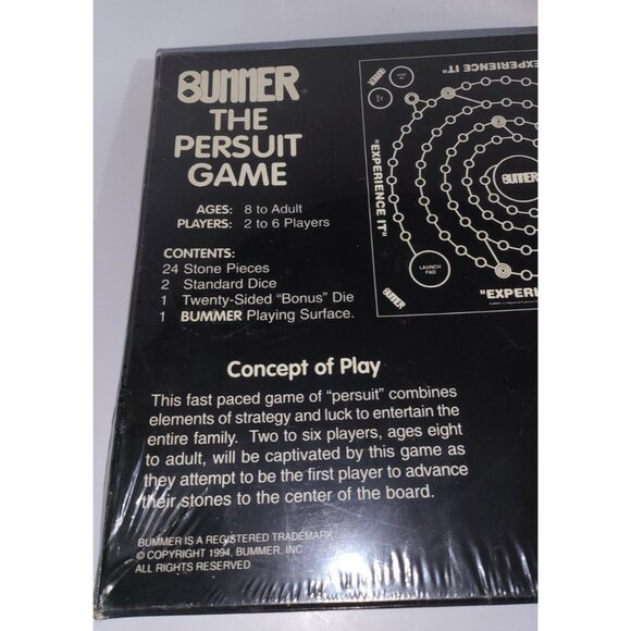 1994 Bummer The Persuit Game Ultra Rare Vintage Game New In Box! - Picture 8 of 12